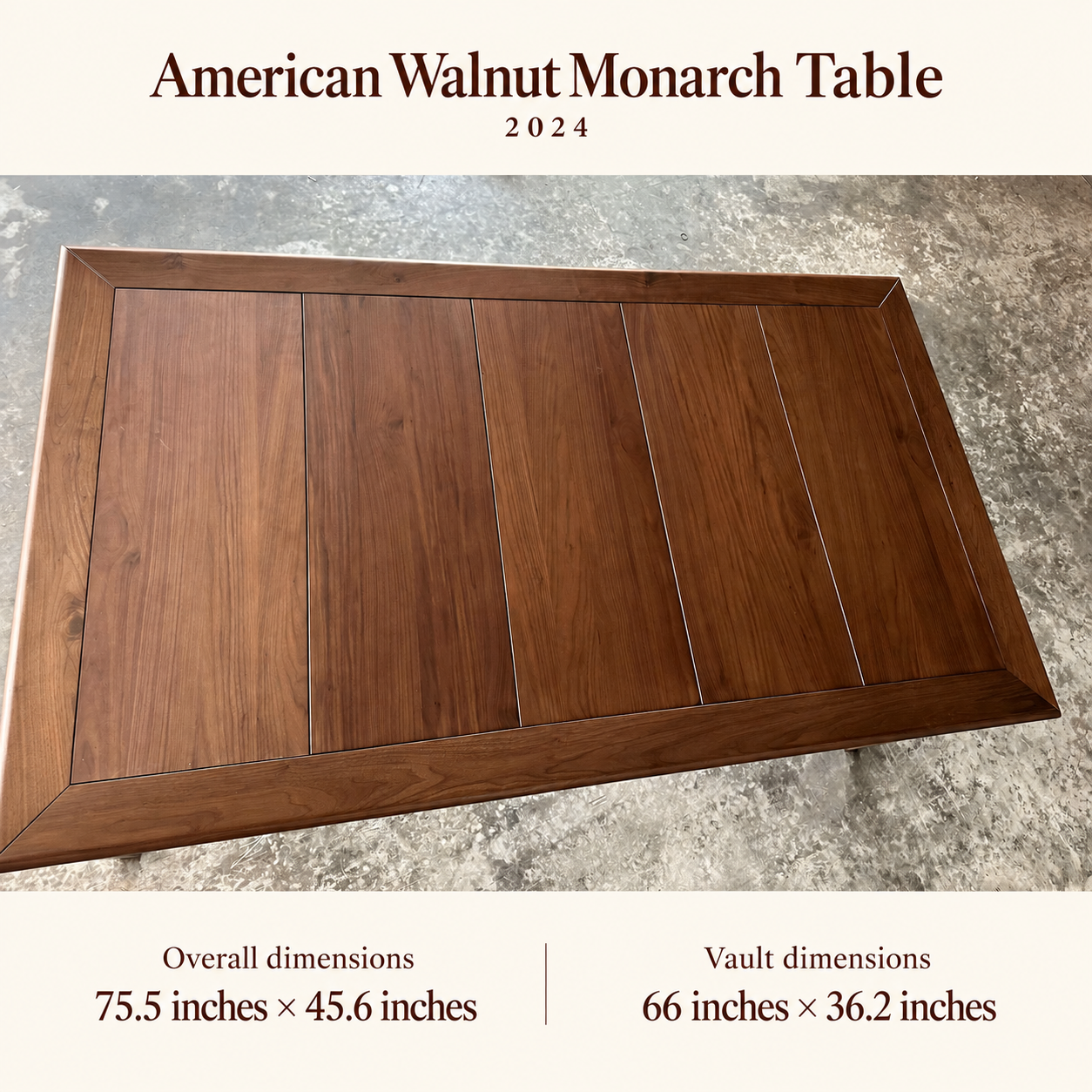 Monarch Game Table - Clearance - Image 3